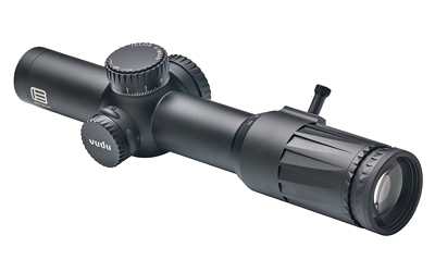 Eotech VDU110FFSR5 Vudu  Black Hardcoat Anodized 1-10x 28mm 34mm Tube Illuminated Red SR5 MRAD Reticle Features Throw Lever