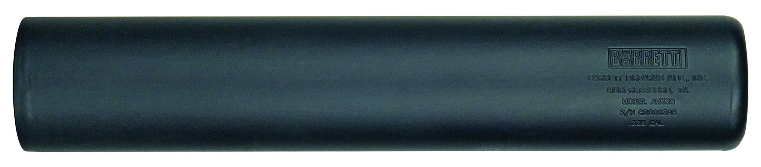 Barrett 18412 AM 338 made of Black Titanium with 1.80