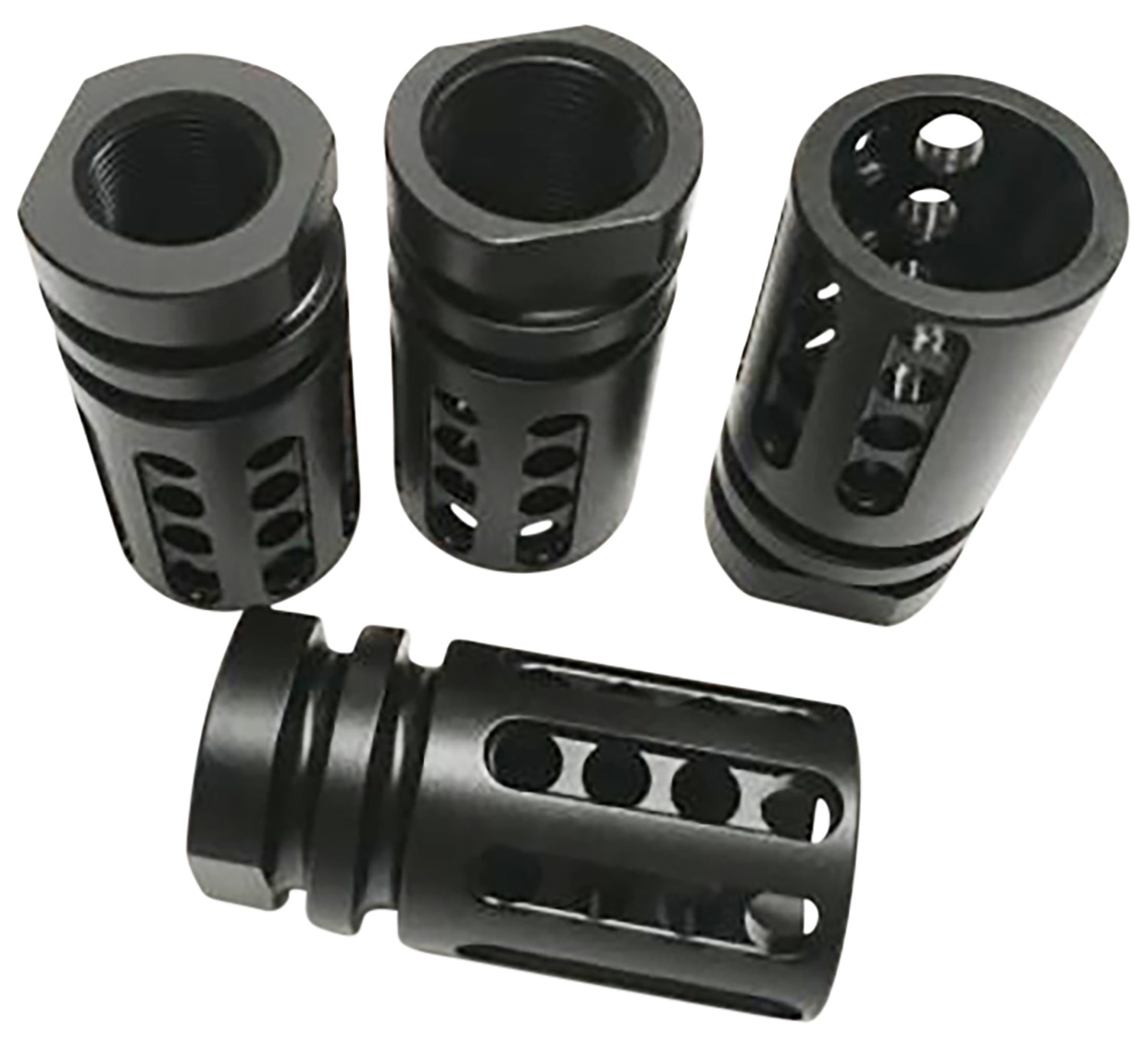 Bowden Tactical J1348328 Flash Hider  made of Black Nitride Finish 4140 Steel with 1/2