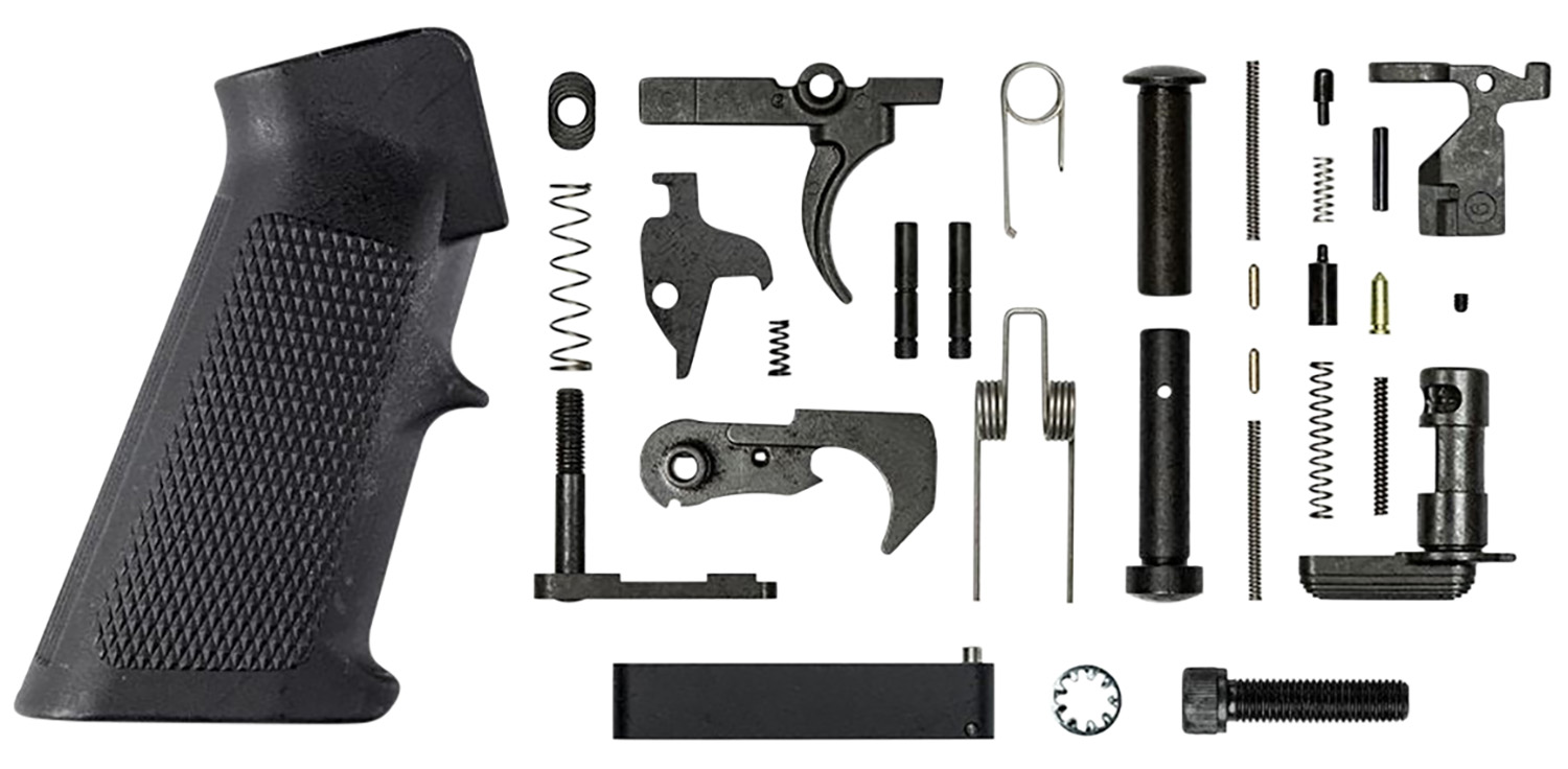 Bowden Tactical J263008 Lower Parts Kit  with Black Polymer Grip for AR-Platform