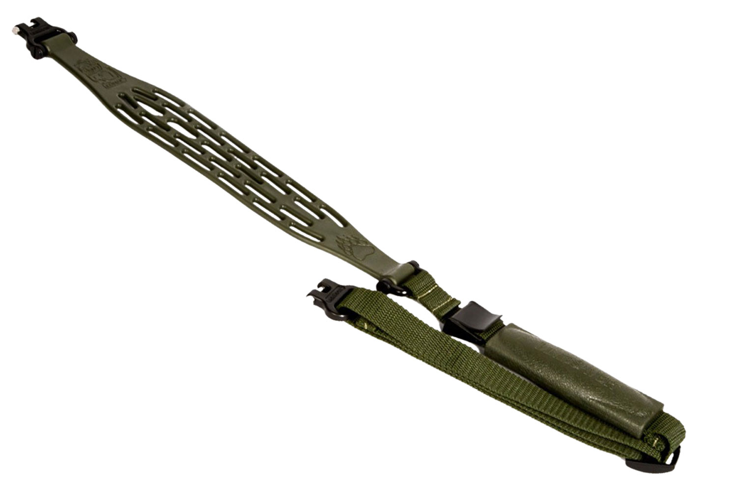 Limbsaver 12192 Kodiak-Air Sling made of OD Green NAVCOM Rubber with 2
