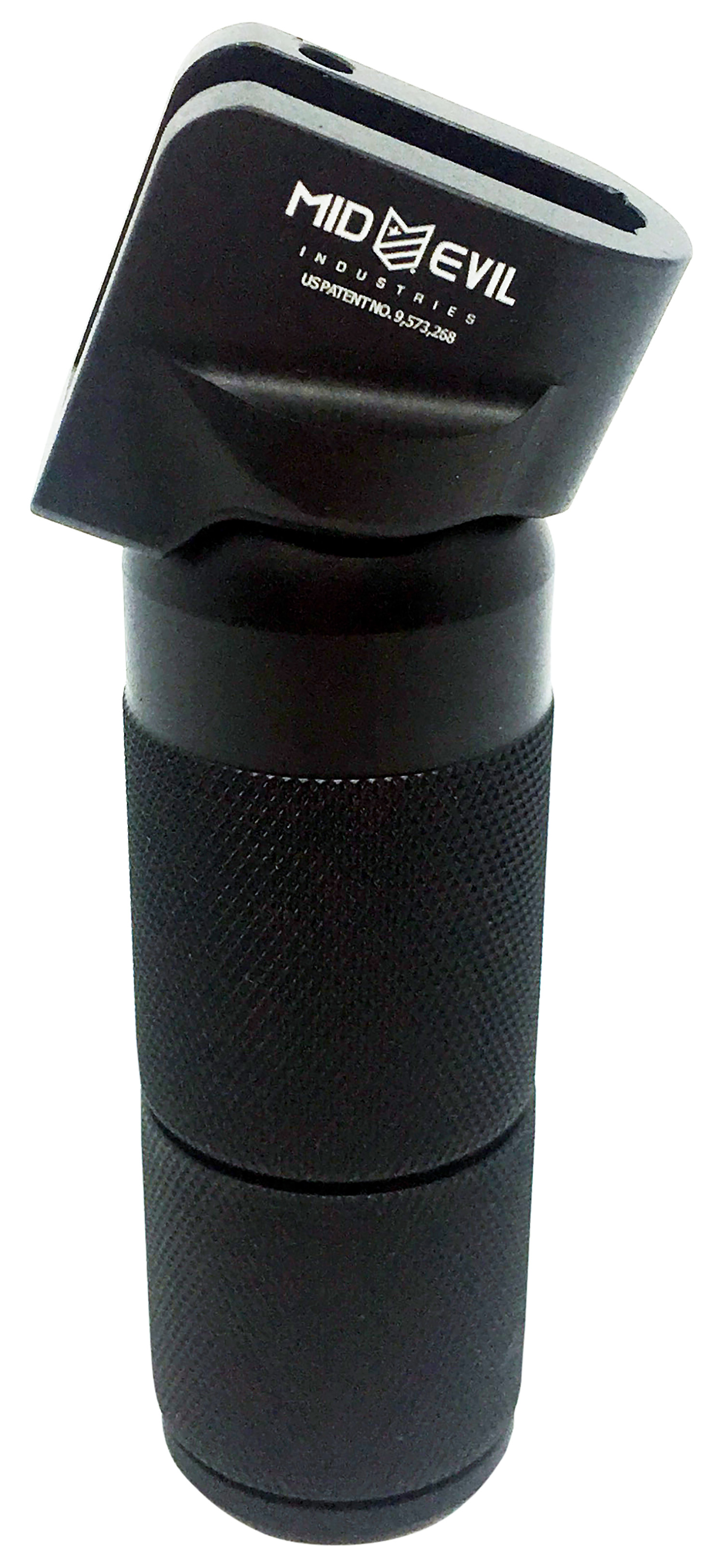 MidEvil Industries 360ARG Adjustable Rifle Grip  Black Anodized Aluminum with 360 Degree Adjustability | 082652309151