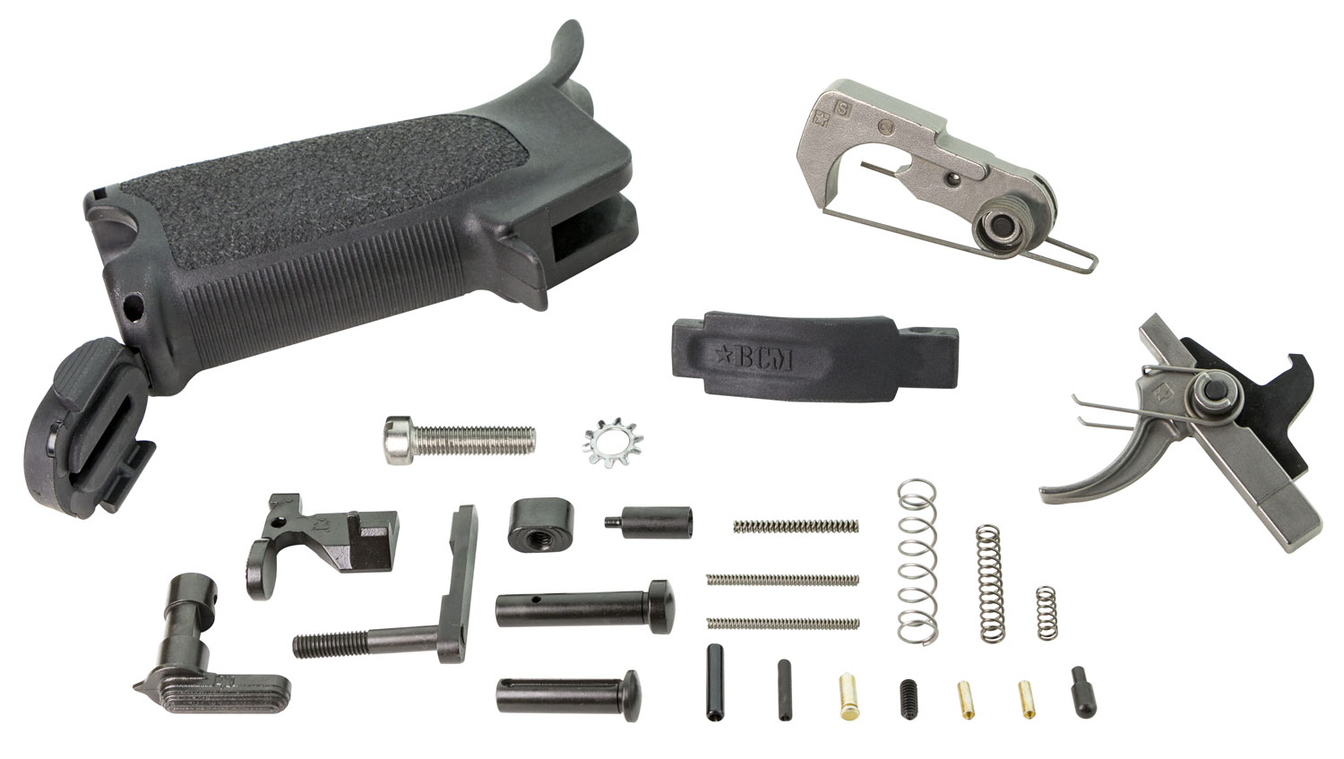 BCM PARTS KIT LOWER BLACK FOR AR15 | NA | 812526020444
