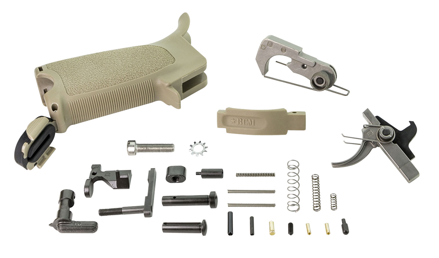 BCM PARTS KIT LOWER FDE FOR AR15 | NA | 812526020642