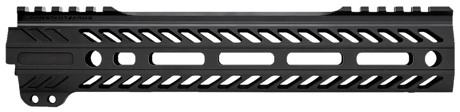 Angstadt Arms AA010HGMLT Ultra Light Handguard  made of Aluminum with Black Anodized Finish, M-LOK Style, Picatinny Rail & 10
