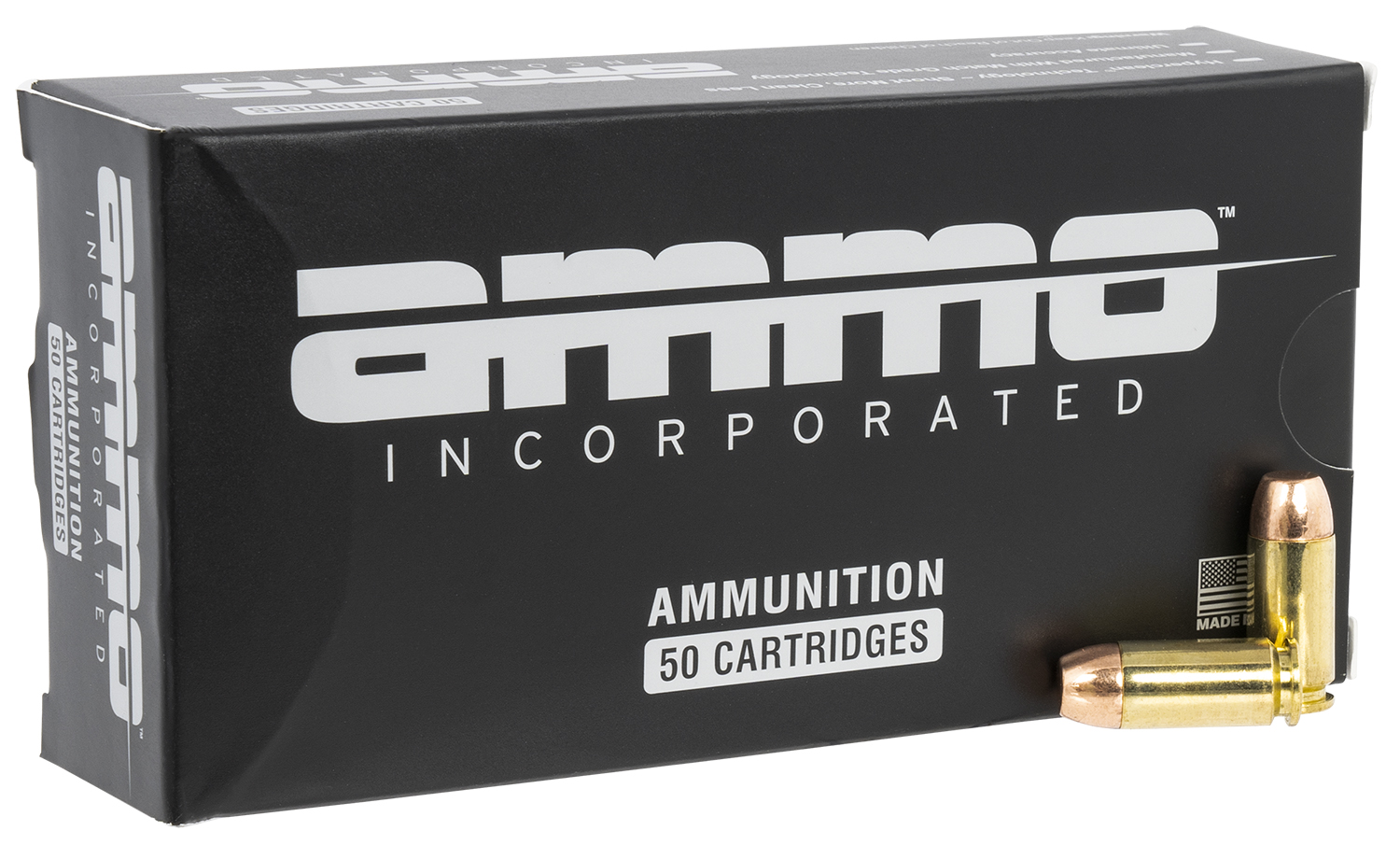 Ammo Inc 40180TMCA50 Signature  40 S&W 180 gr Total Metal Case (TMC) 50 Per Box/20 Cs