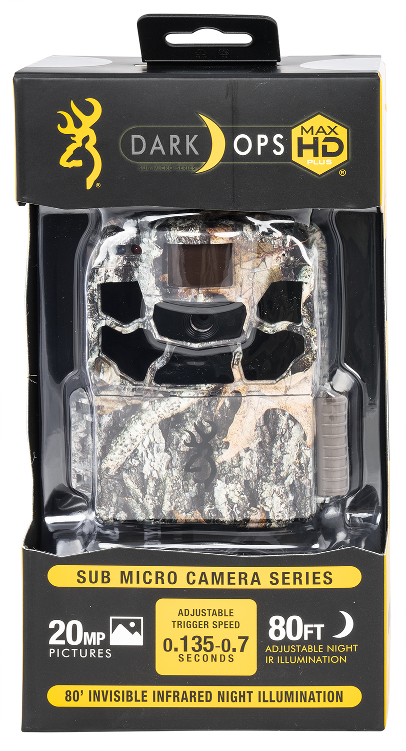 Browning Trail Cameras 6HDMXP Dark Ops Max HD Plus Camo 20MP Resolution SDXC Card Slot/Up to 512GB Memory Features .25