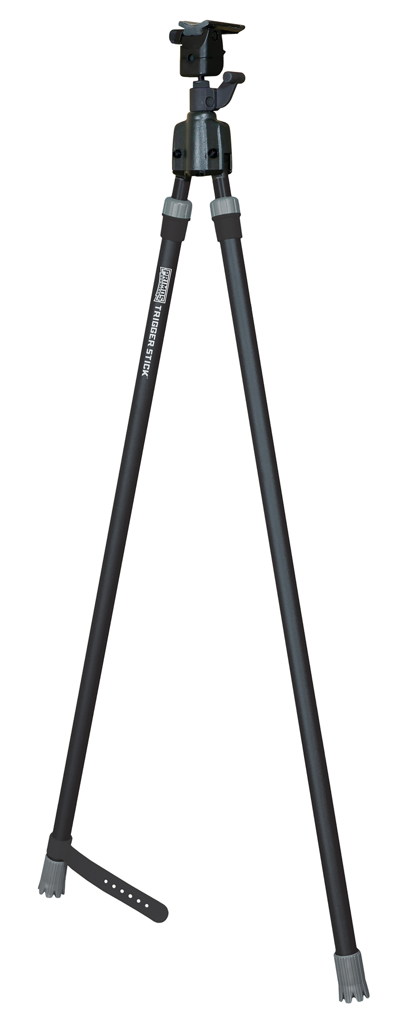 Primos 65827 Trigger Stick  Bipod made of Steel with Black & Gray Finish, QD Swivel Stud Attachment Type & Tall Height (Clam Package)