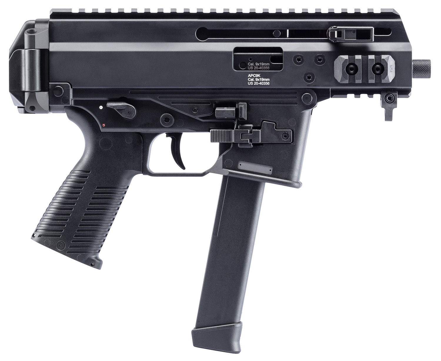 B&T Firearms 36176502G APC9K  9mm Luger 30+1 4.30