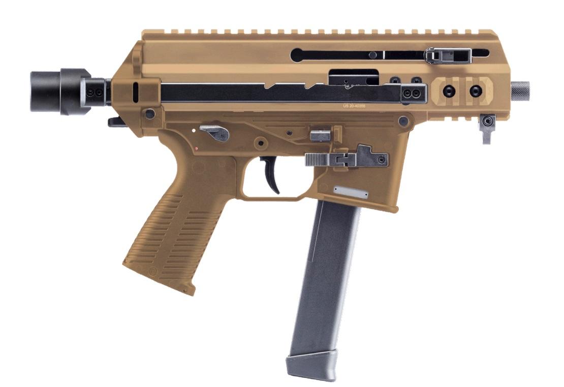 B&T Firearms 36176502GCT APC9K  9mm Luger 33+1 4.30
