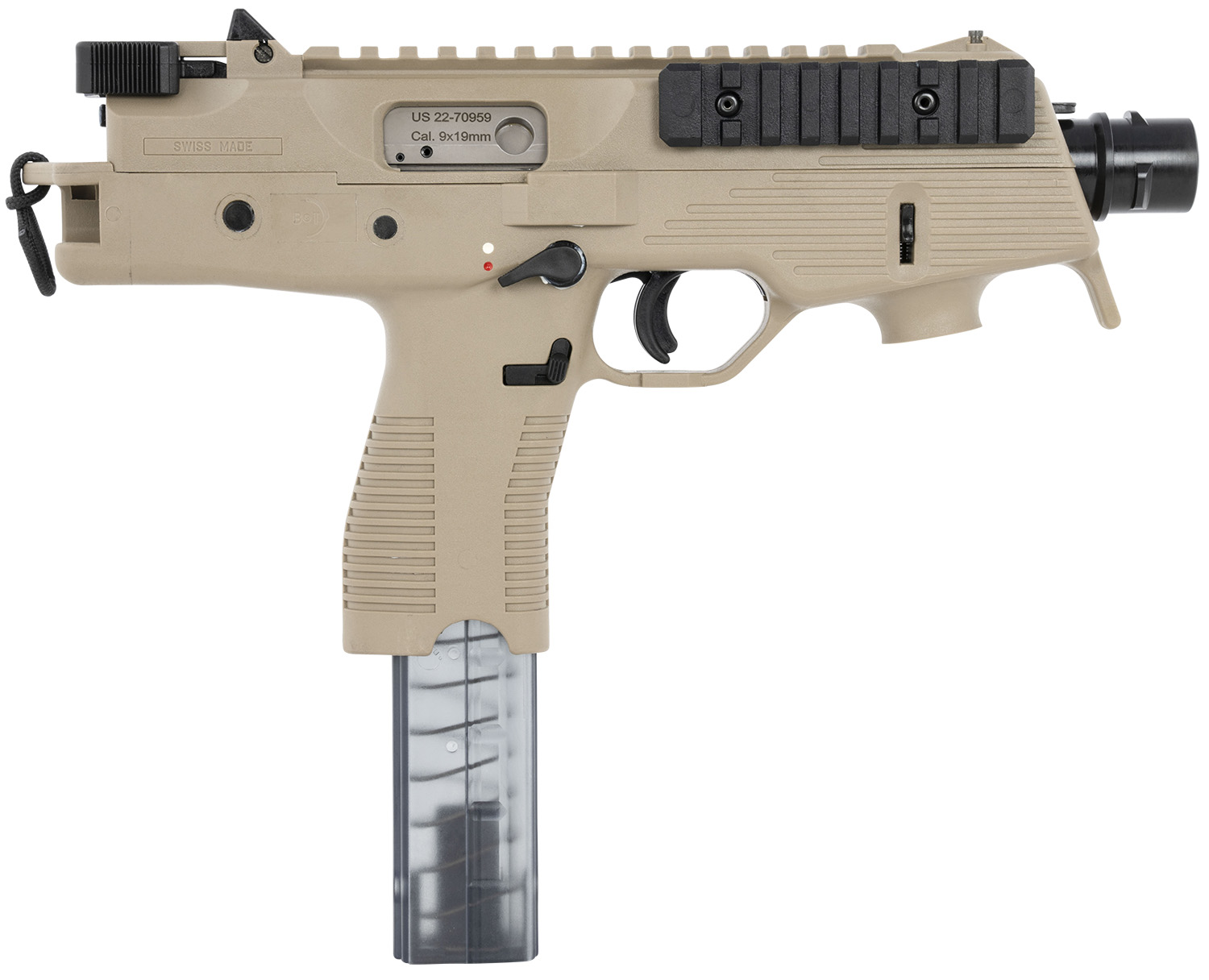 B&T Firearms 30105NUSCT TP9  9mm Luger 30+1 5.10