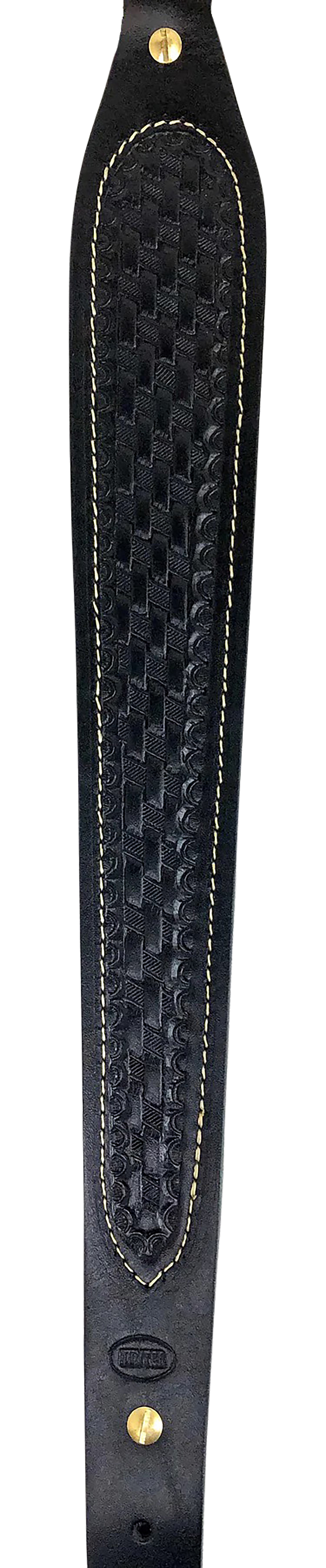 Hunter Company 027-138-01 Cobra  Black Leather/Suede with Basket Weave Design for Rifle