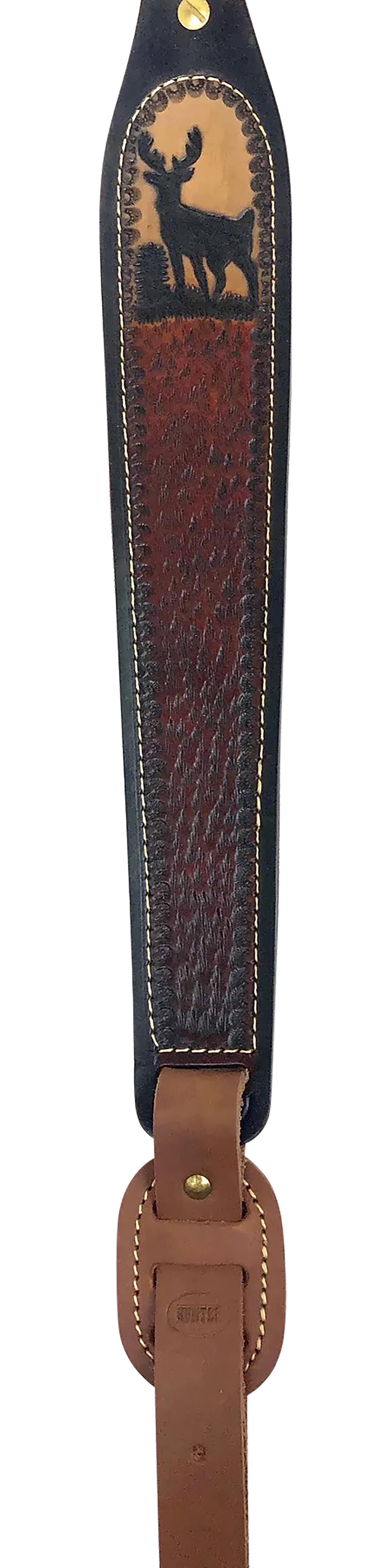 Hunter Company 103 Cobra  Leather/Suede with Deer Design, Quick Adjust