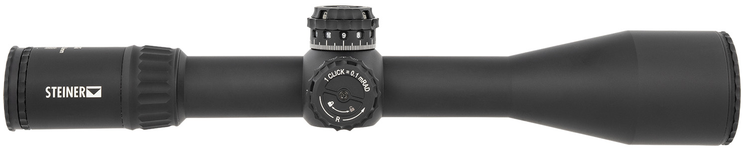 Steiner 5124 T6Xi  Black 5-30x56mm 34mm Tube Illuminated MSR2 MIL Reticle First Focal Plane Features Throw Lever