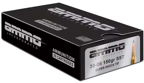 Ammo Inc 3006150SSTA20 Signature  30-06 Springfield 150 gr Super Shock Tip (SST) 20 Per Box/10 Cs