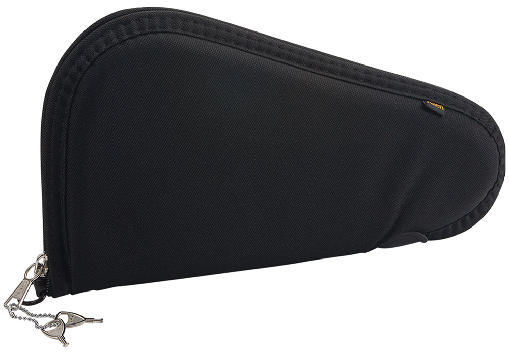 Allen 7411 Lockable Handgun Case made of Endura with Black Finish, YKK Zippers & Foam Padding Includes 2 Keys 11