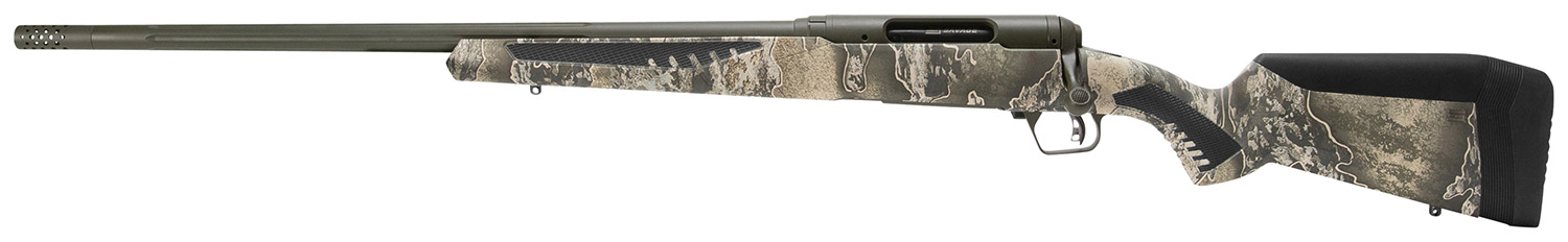 Savage Arms 58009 110 Timberline 7mm PRC 21 22 Inch, OD Green Cerakote, Realtree Excape Fixed AccuStock with AccuFit Left Hand  | 7mm PRC | 011356580092