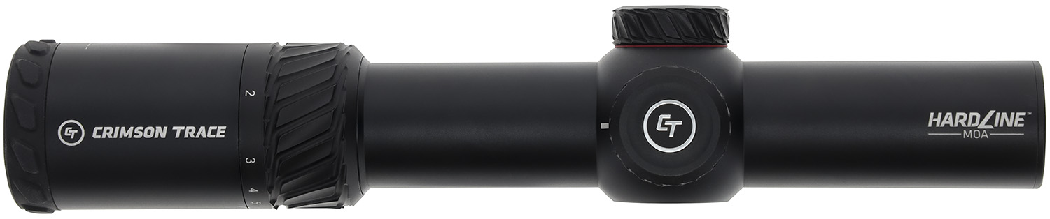 Crimson Trace 013002402 Hardline  Black Anodized 1-8x 28mm 34mm Tube Illuminated CT TR1-MIL Reticle