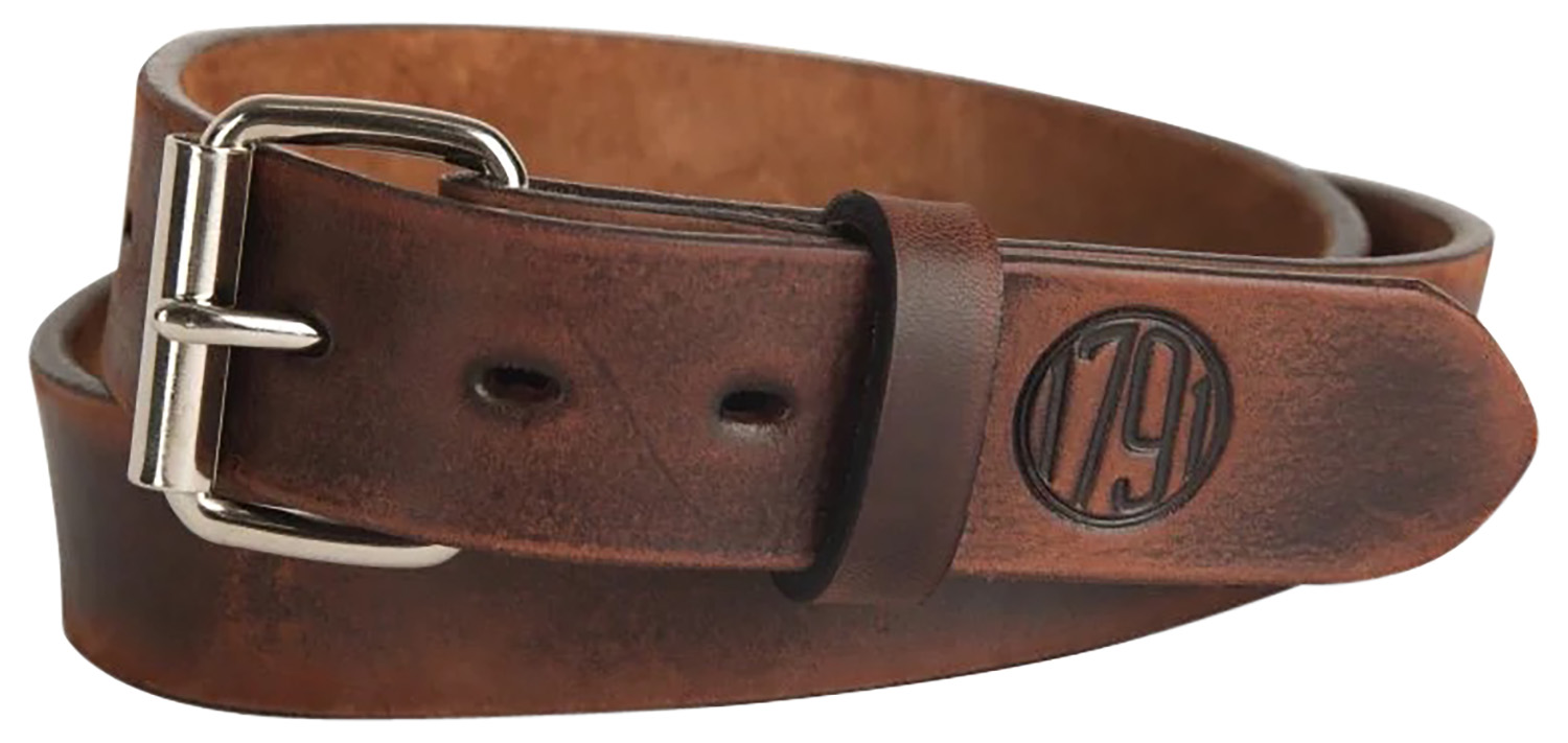 1791 Gunleather BLT013842VTGA 01 Gun Belt Vintage Leather 38/42 1.50