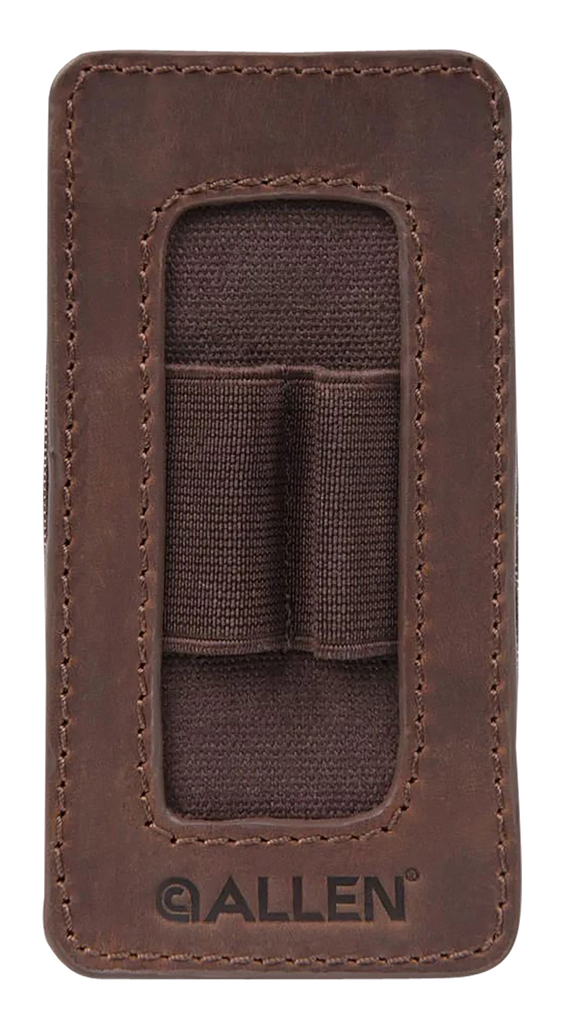 Allen 8515 Castle Rock Forend Ammo Carrier Brown Leather .223 Rem/300 Win Mag Capacity 2rd Rifle Forend Mount