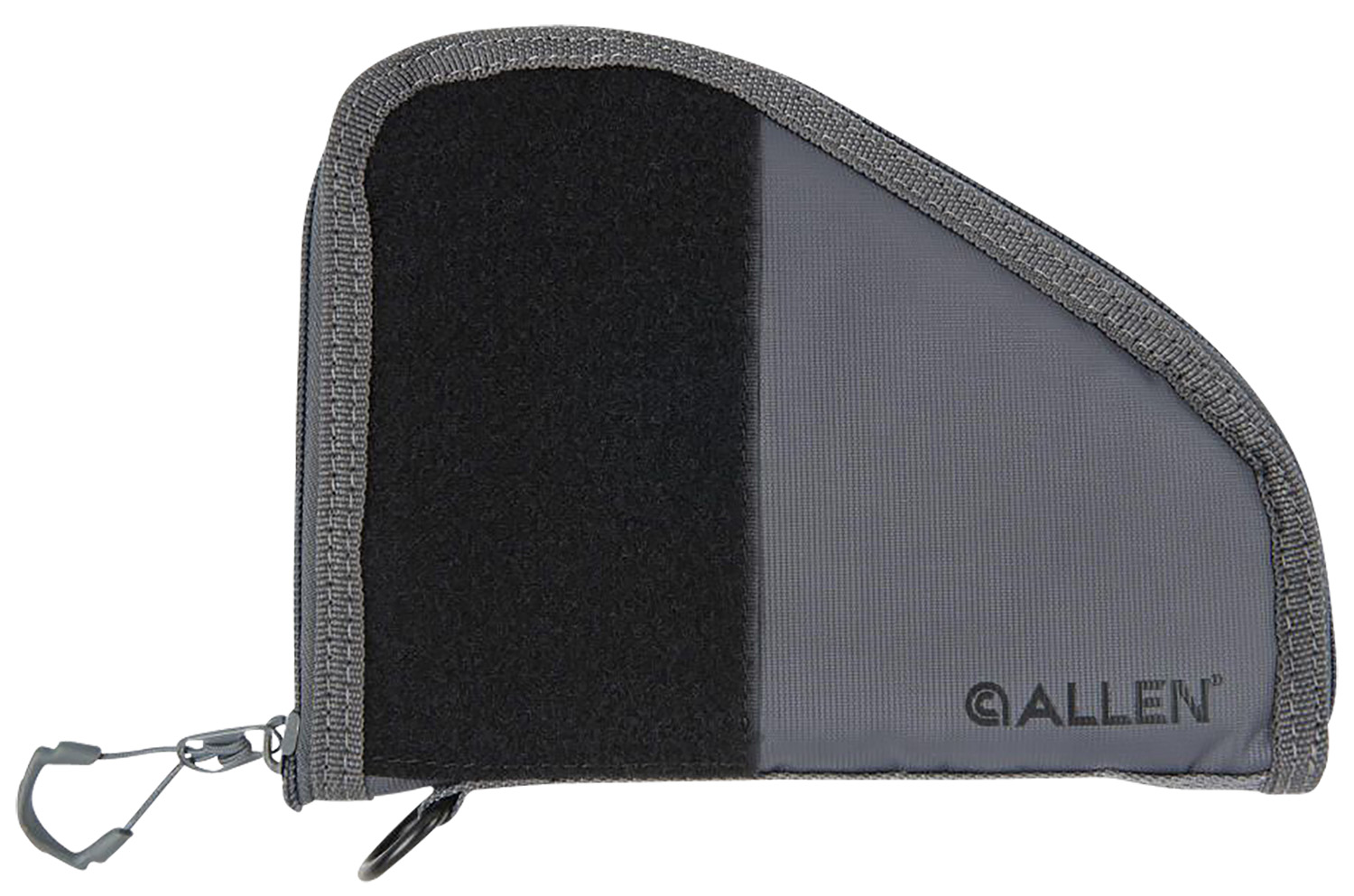 Allen 79-7 Pistol Case  With Mag Pouch Fits Compact Charcoal Nylon