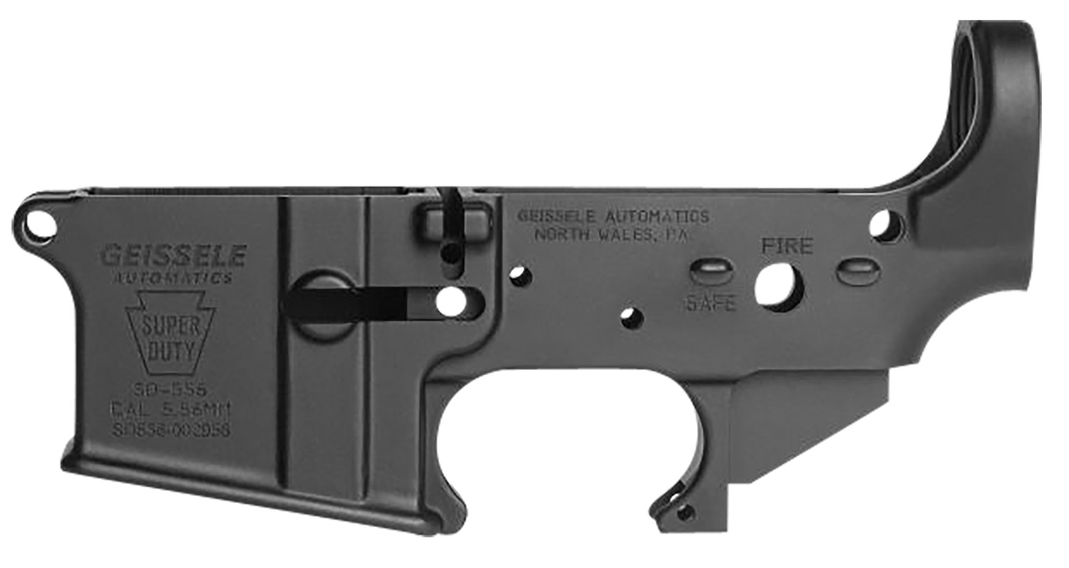 Geissele Automatics  Super Duty Stripped Lower Receiver Black for AR-15