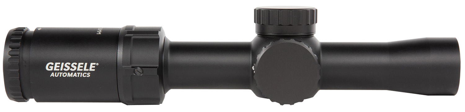 Geissele Automatics  Super Precision  Black Anodized Black 1-6x26mm 30mm Tube Illuminated DMRR-1 Reticle