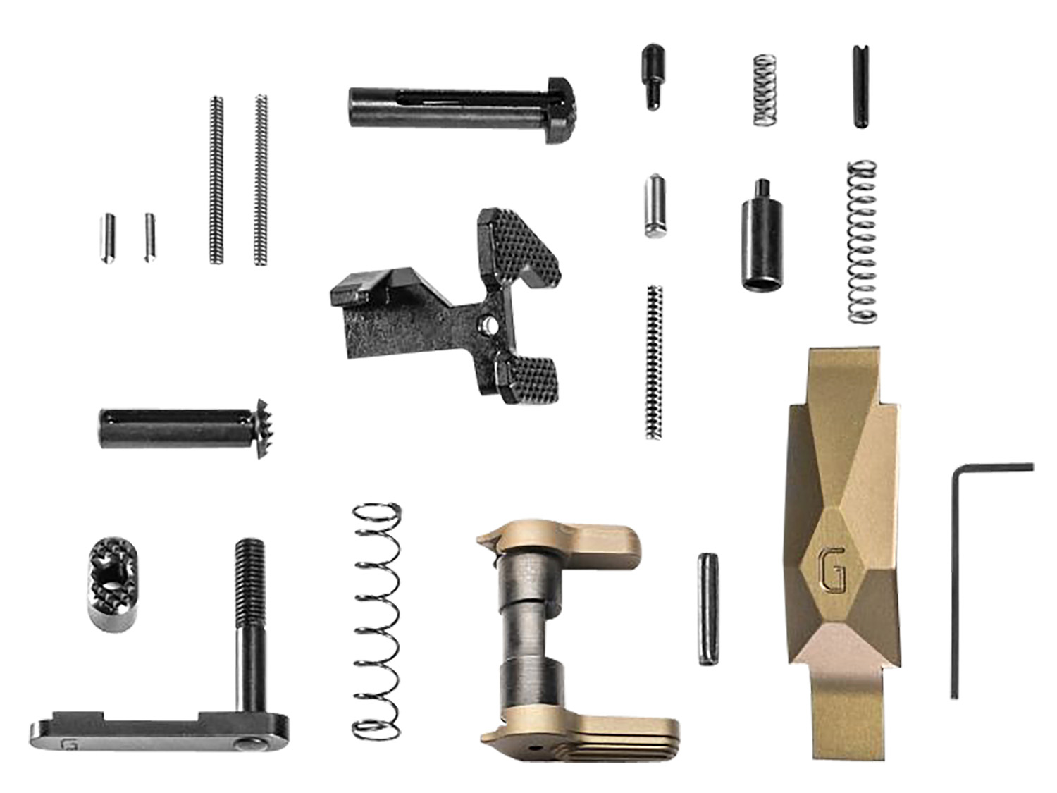 Geissele Automatics  Ultra Duty Lower Parts Kit DDC, Ambi Safety, Oversized Bolt Release/Catch for AR-15