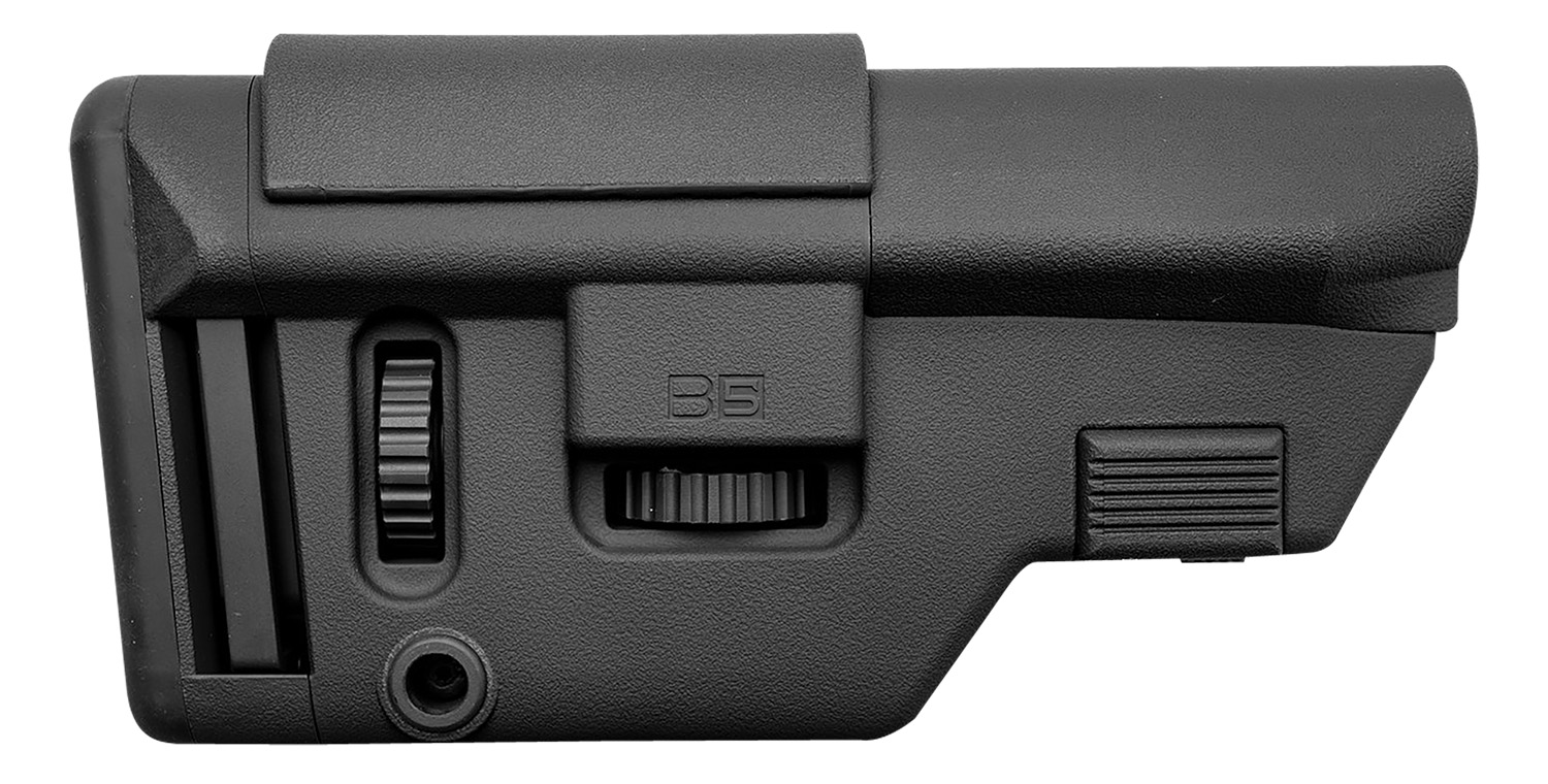 B5 Systems  Precision  Black Synthetic Adjustable with Cheek Riser Fits AR-Platform