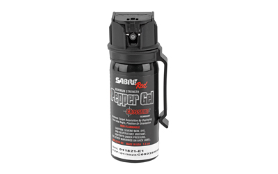 SABRE RED PEPPER GEL FLIP TOP UNIT W/BELT CLIP 50.4GR | 023063107158