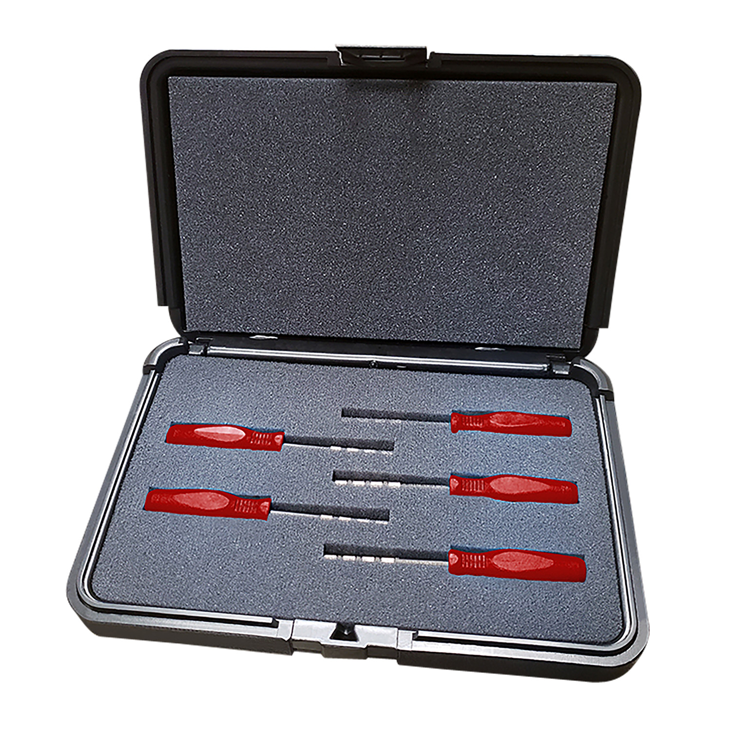 Forster Products Inc NTGKIT Neck Tension Gauge Kit Red .224, .243, .264, .284, and .308. Rifle Firearm Neck Sizer