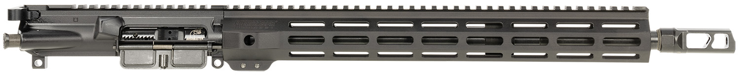 Bushmaster 0040011BLK Bravo Zulu Complete Upper 5.56x45mm NATO 16 Inch CMV Nitride, Black, Flat Top Aluminum Rec, 14 Inch BFI MLOK Handgaurd, Snake Charmer Muzzle Brake, MidLength Gas, Fits AR15  | .223 REM 5.56x45mm NATO | 604206200747