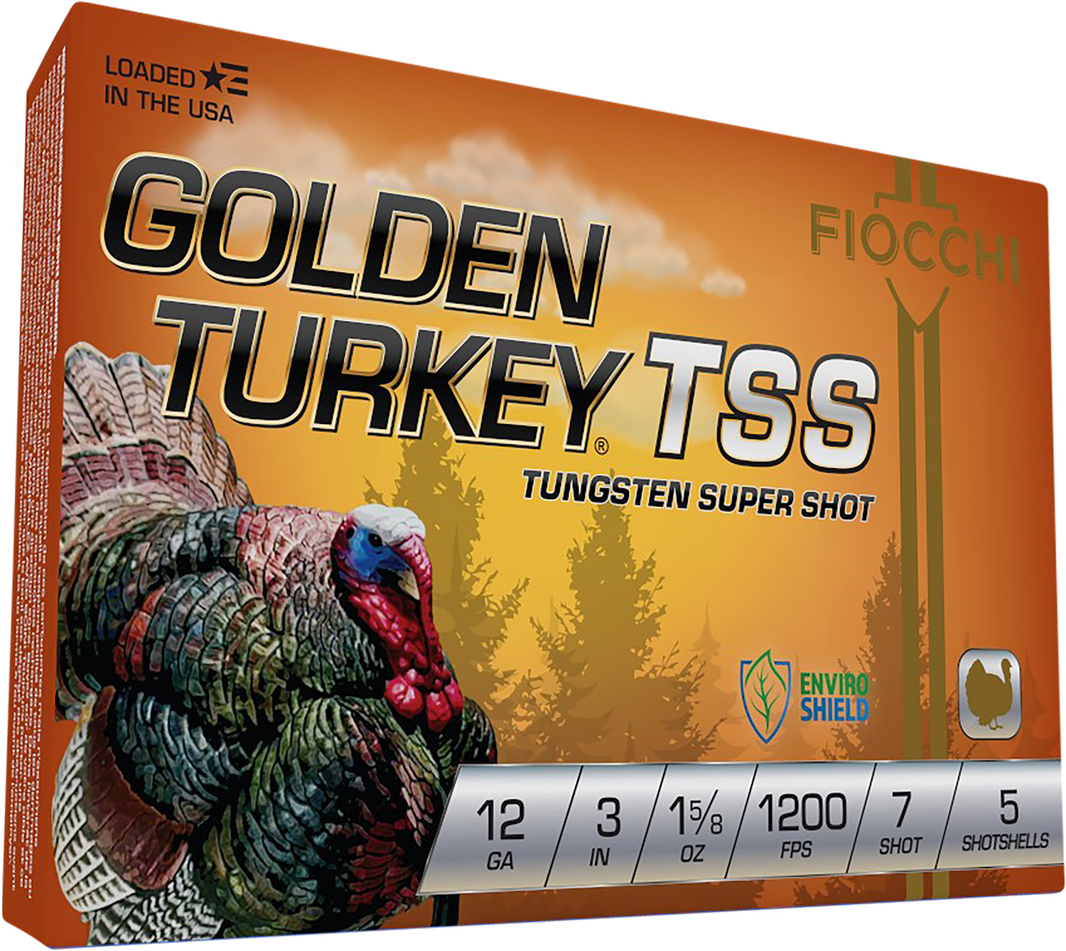 Fiocchi 123TSS7 Golden Turkey TSS 12 Gauge 3
