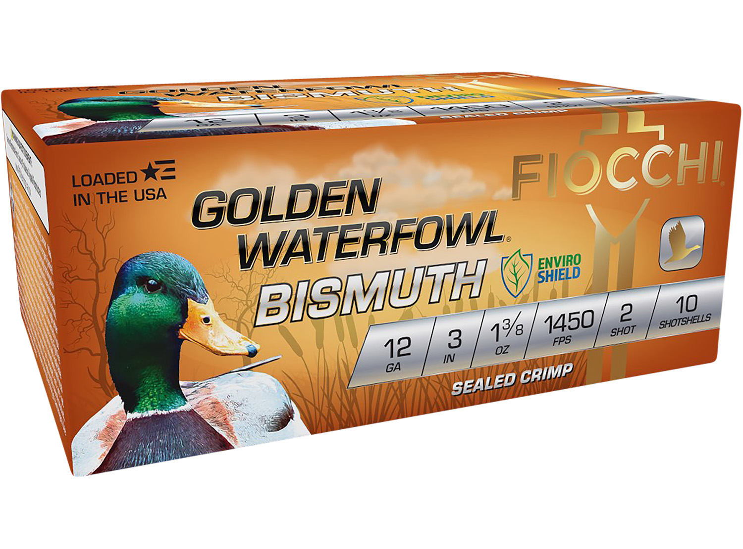 Fiocchi 123GB2 Golden Waterfowl Bismuth 12 Gauge 3