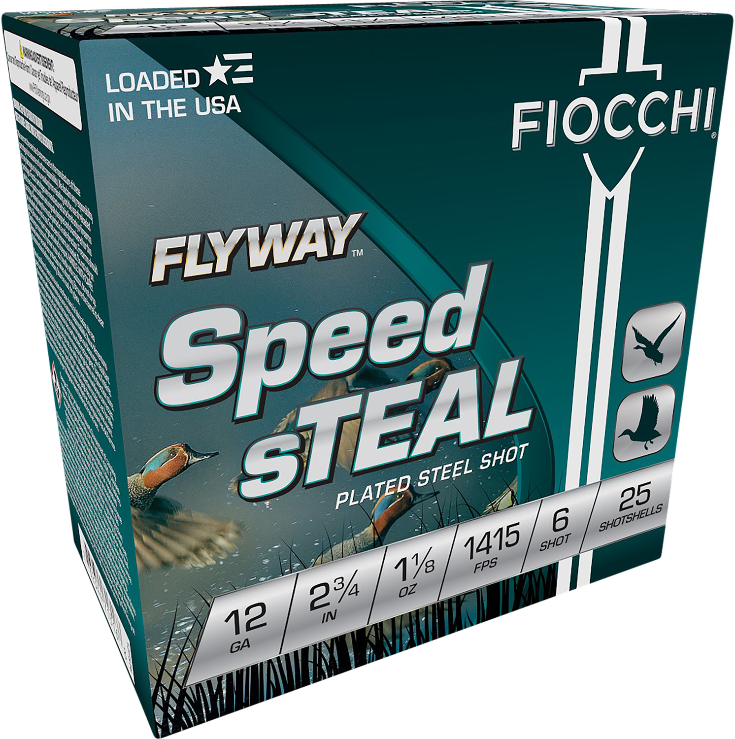 Fiocchi 12FST6 Flyway Speed Steel 12 Gauge 2.75