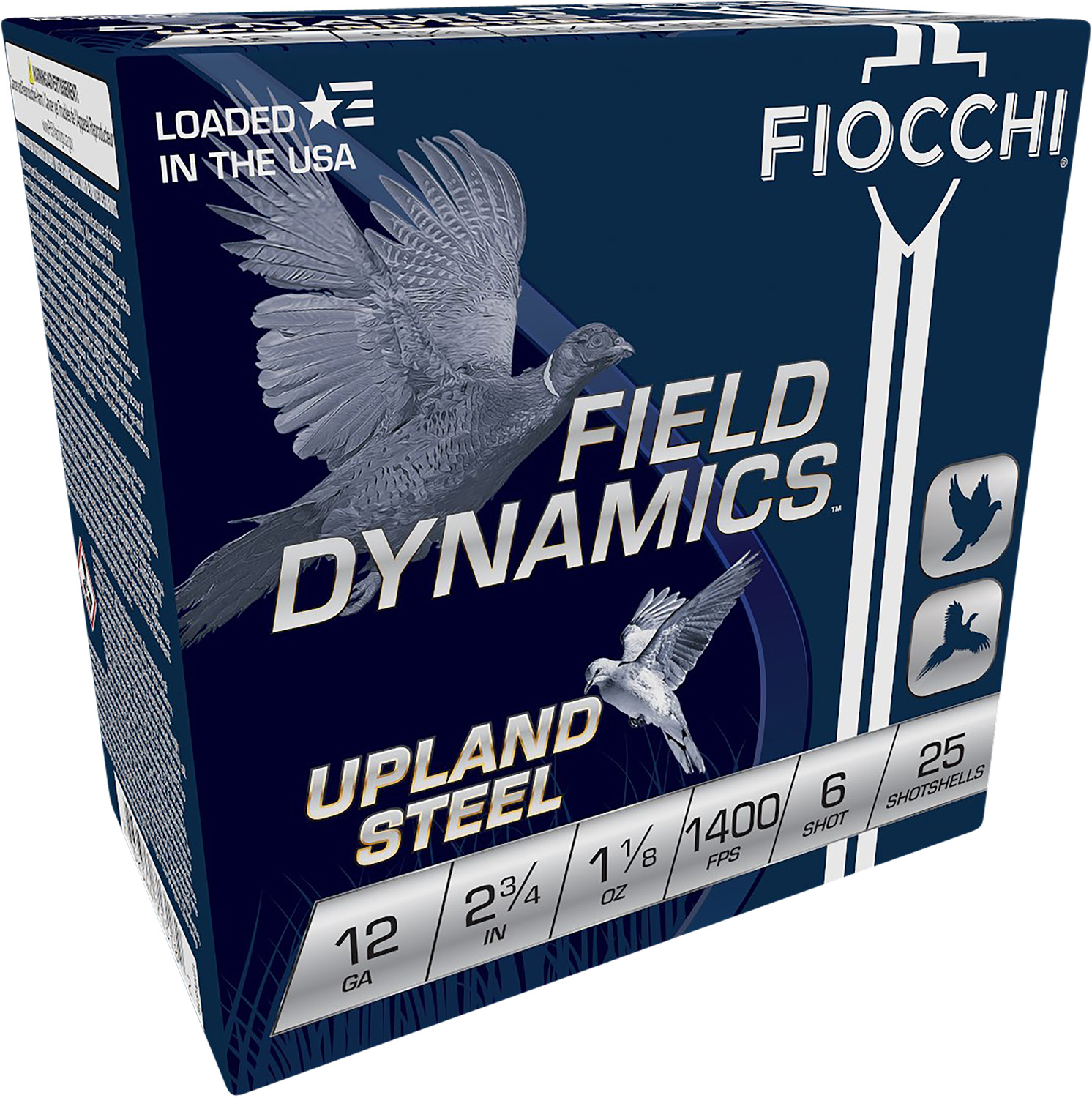 Fiocchi 12HVST6 Field Dynamics Upland Steel 12 Gauge 2.75