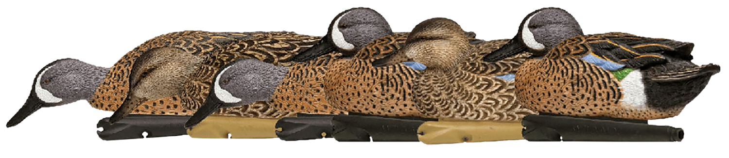 Avian X AVXAVX8080 Topflight  BlueWinged Floating Teal Decoys MultiColored6 Pack | 810280080803