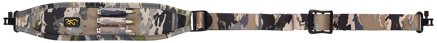 Browning 122195345 All Season  Ovix Camo, 26 Inch- 40 Inch OAL, Padded Shoulder Strap with Ammo Loops, Metal Sling Swivels | 023614975366