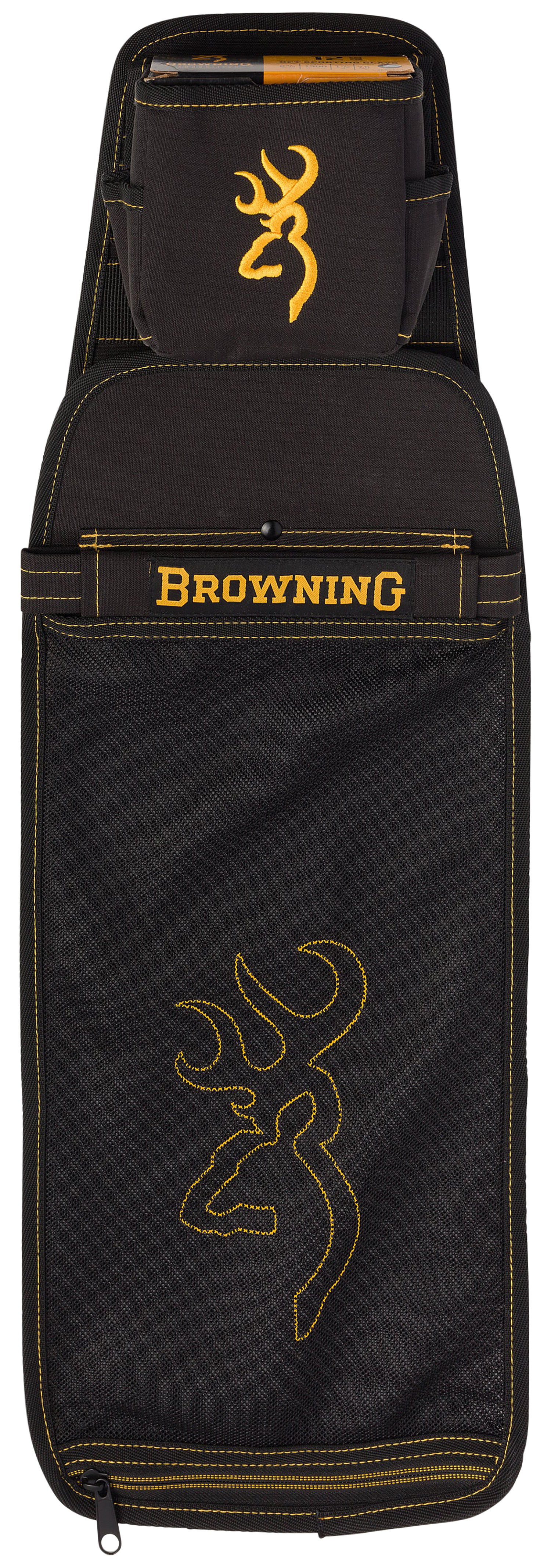 Browning 121095897 Shotshell Pouch  Black/Gold Ripstop Ambidextrous | 023614950608