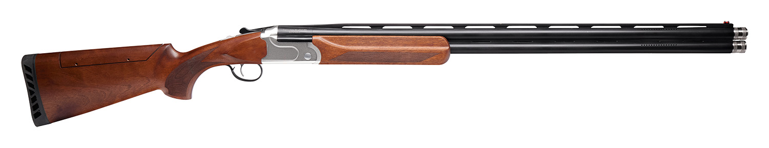Savage Arms 18884 555 Sporting Compact 410 Gauge 3 Inch 2rd 26 Inch Ported Over/Under Barrel, Silver Rec, Oiled Turkish Walnut Furniture, Adj. Cheek Rest Stock, Fiber Optic Sight, Five Ext. Chokes  | .410GA | 011356188847