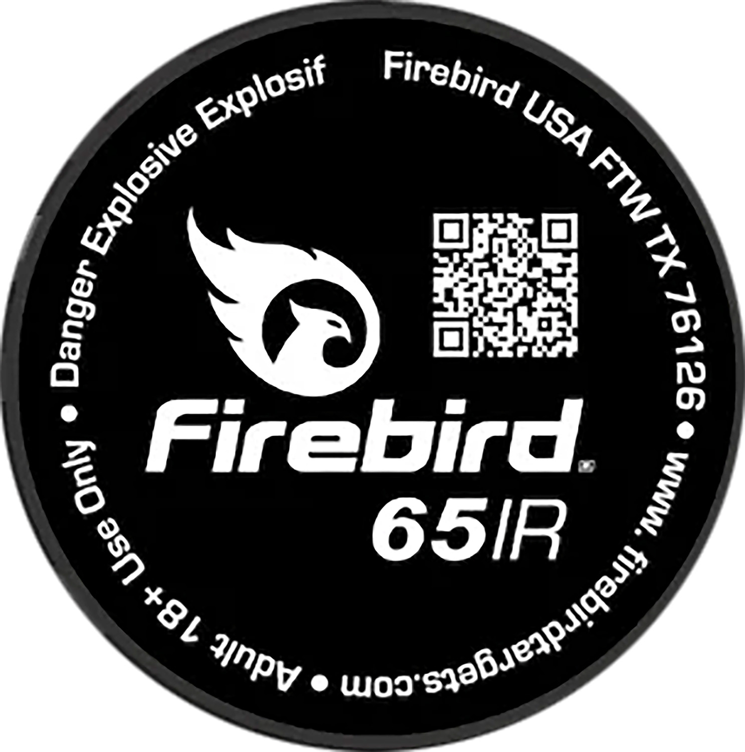 Firebird USA 65IR 65IR  Mount Type Moving Trajectory Static White Smoke Universal Firearm 65mm 10 Targets | 196852841066