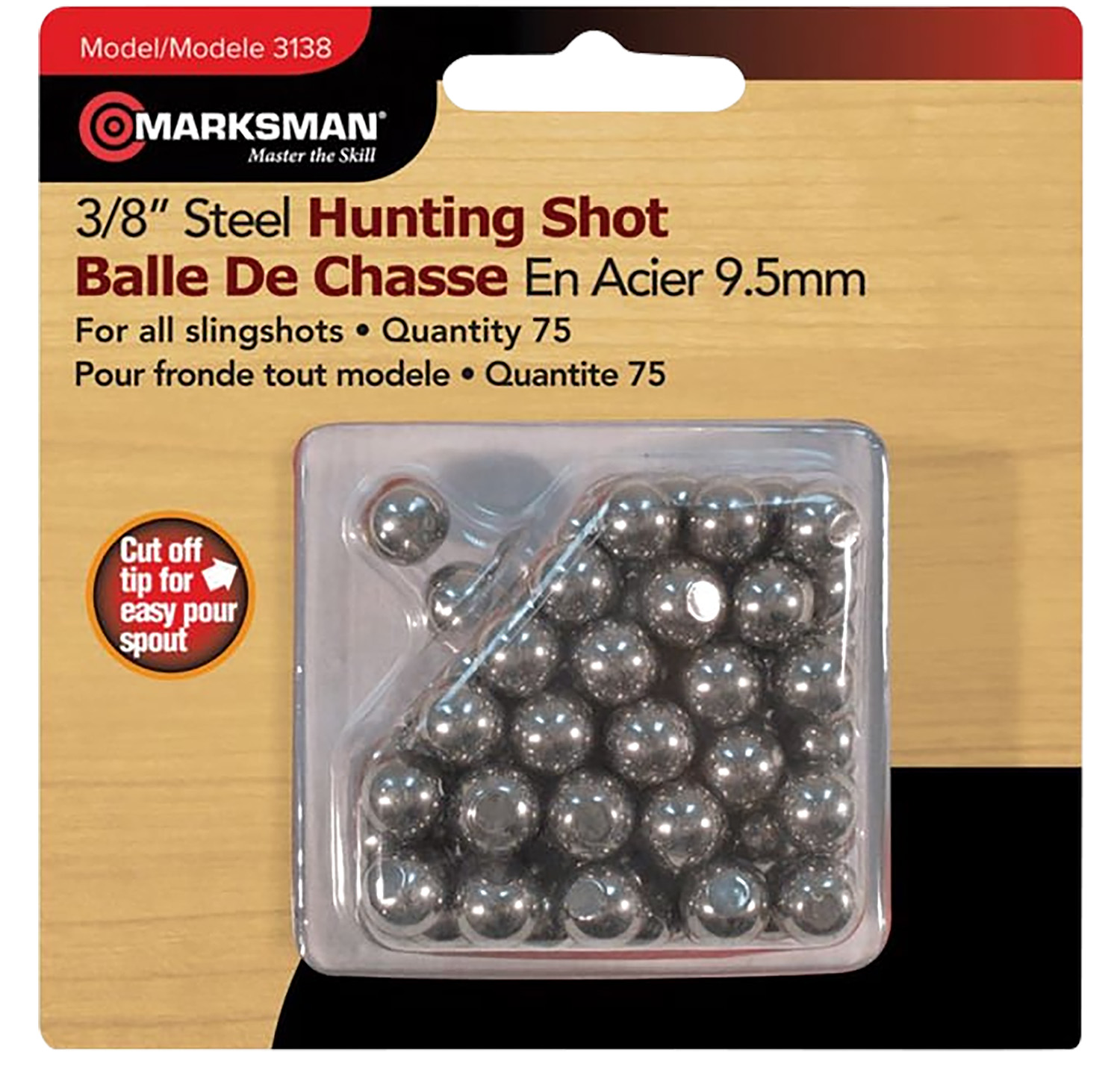 Marksman 3138 Shot 3/8 Inch 60Pk | 026785031381