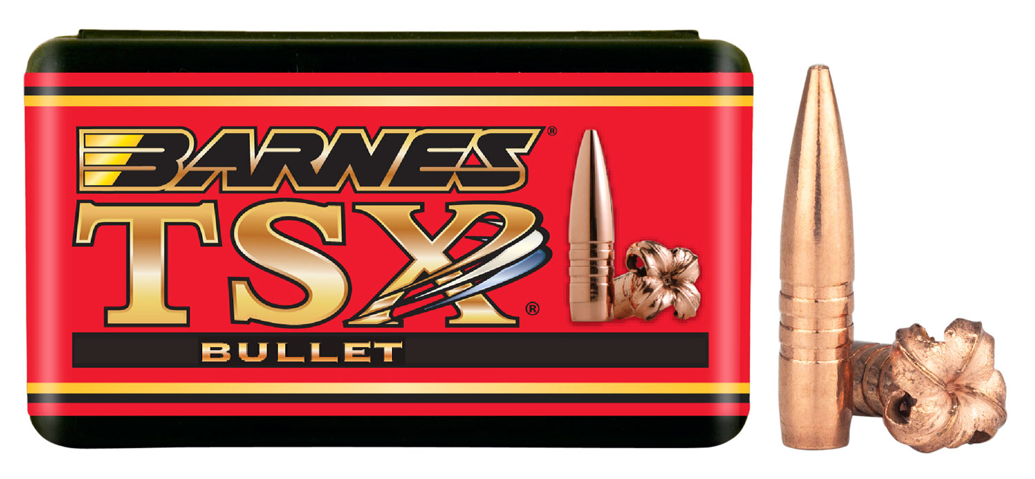 Barnes Bullets 30244 TSX  6.5mm .264 120 gr TSX Boat Tail 50 Per Box