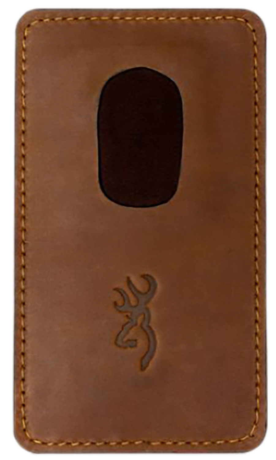 Browning 129088 Barrel Rest  XL Brown Leather | 023614990994