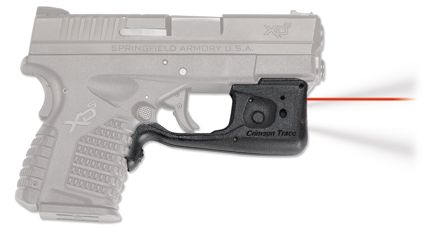Crimson Trace LL802HBT Laserguard Pro with Holster 
Red Laser Springfield XD-S Trigger Guard Black