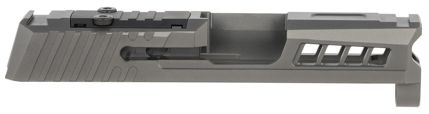 True Precision Inc TPP365SBCRMS Axiom Optic Cut Slide Fits Sig P365 Black DLC Anodized 416R Stainless Steel | 719104537687