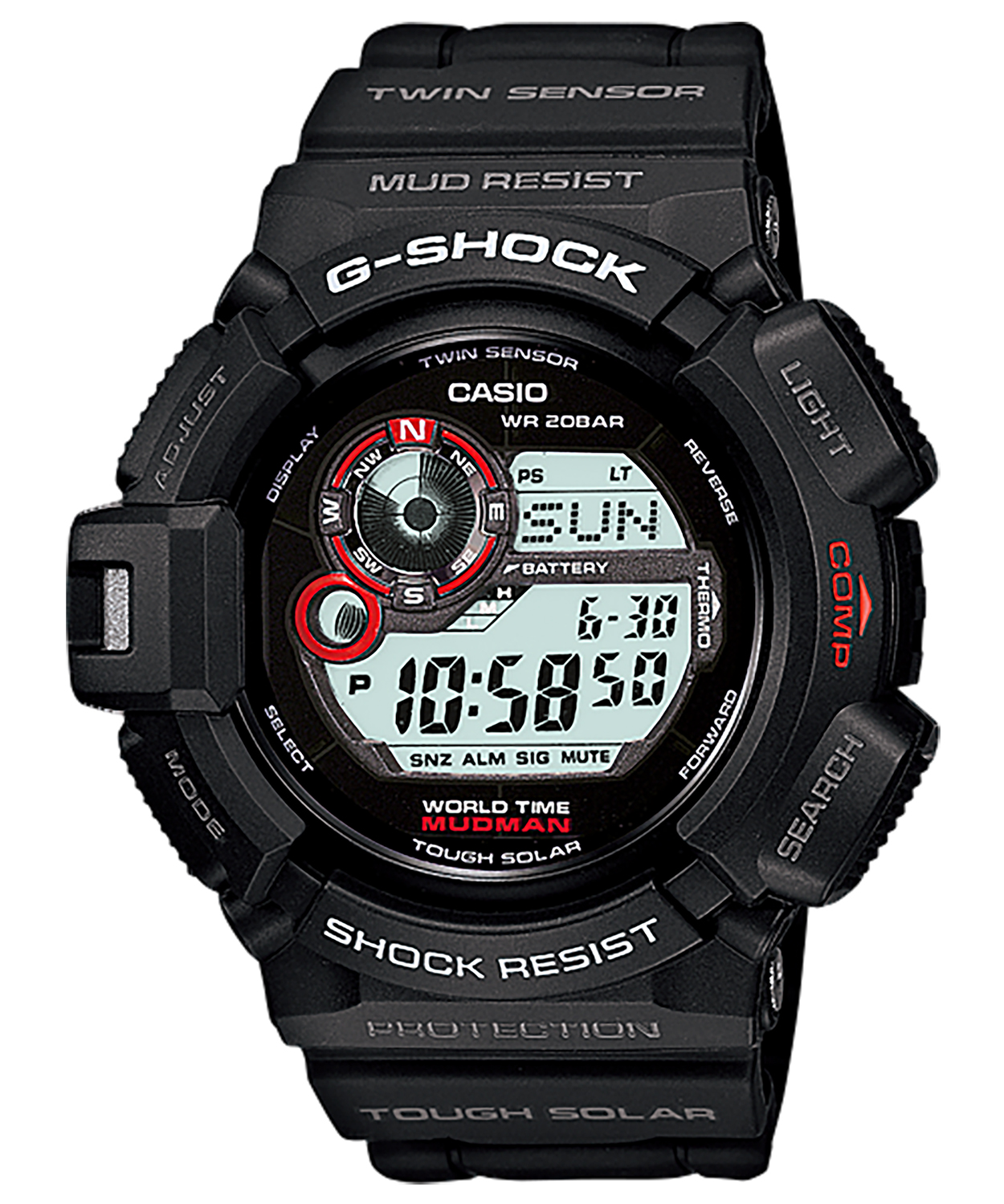 GSHOCK G93001        TACT MDMAN SOLAR          BLK | 079767941895