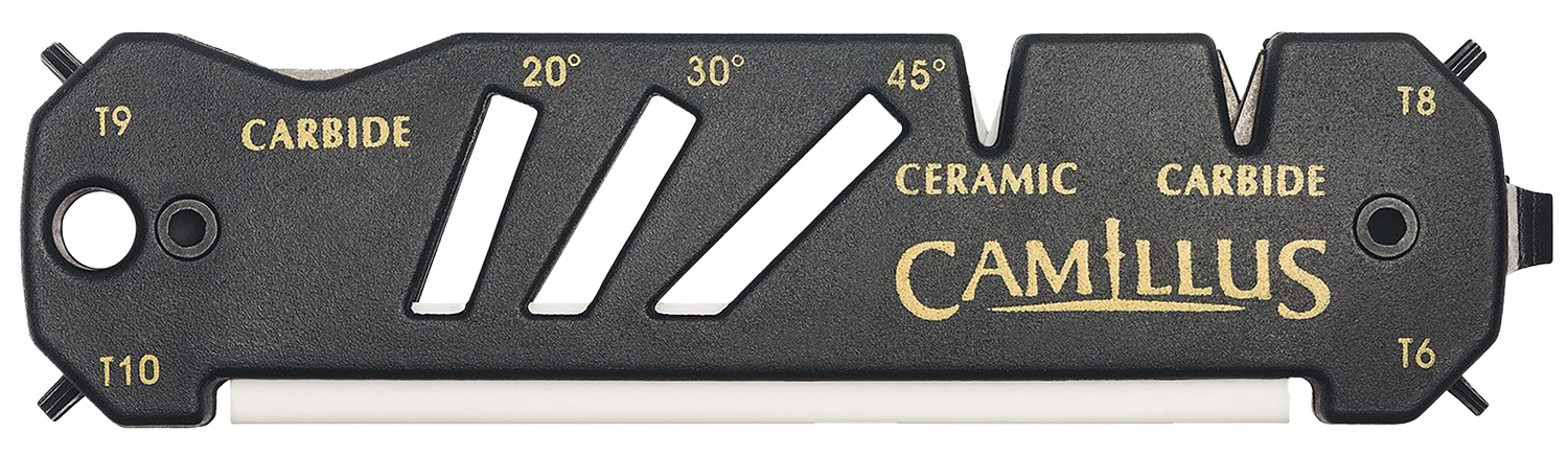Camillus 19224 Glide Sharpener Carbide/Ceramic Sharpener Black | 016162192248