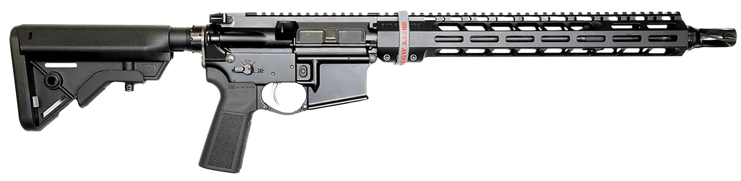 Sons Of Liberty Gun Works M48913.7XL M489  5.56x45mm 13.75 Inch Black QPQ Steel Barrel, Black Hard Coat Anodized Picatinny Rail Steel Receiver, Black Synthetic B5 Bravo Stock, Black Polymer Grip | 644625080834