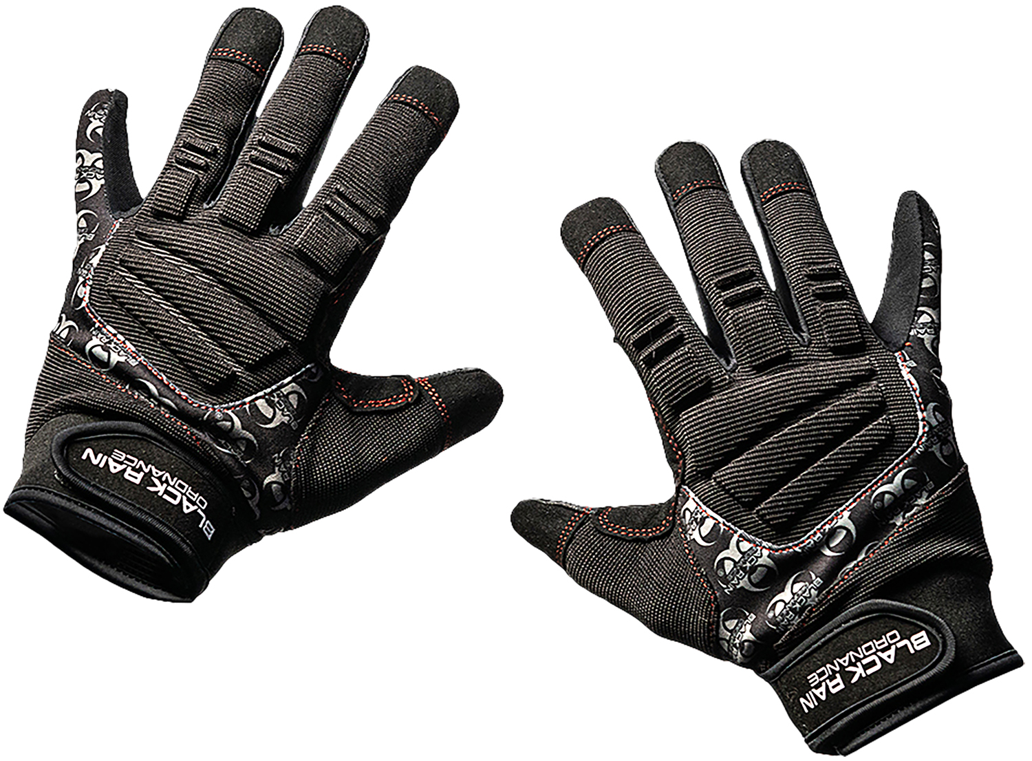 Black Rain Ordnance TACTGLOVEBLK/GRYS Tactical Gloves  Black/Gray Small Velcro | 731919387202
